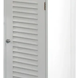 Saphir Unterschrank »Quickset 928 Badschrank mit 1 Tür, 1 Schublade, 1 Einlegeboden, Weiß« Badezimmer-Unterschrank 32 cm breit, Knopfgriffe, Landhaus-Stil Must-Have