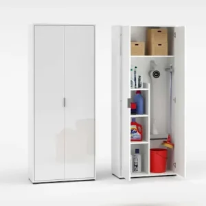 Home affaire Mehrzweckschrank »JOLLY, Stauraumschrank , Breite 72,5 cm , Höhe 178 cm« 1 Stk. tlg. 2-türiger Schrank, 3 kleine + 1 großer Boden, hochglanz lackiert Super-Preis