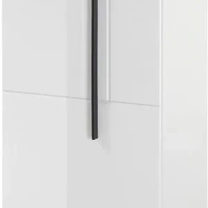 Online Kaufen INOSIGN Unterschrank »Cantara, Badschrank in Hochglanz Weiß, Schrank im modernen Design« mit schwarzen Griffen, ausreichend Stauraum