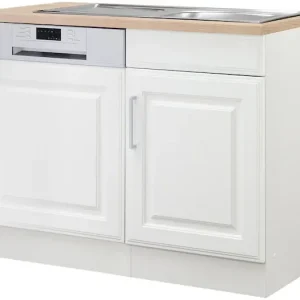 Markenware KOCHSTATION Spülenschrank »KS-Stockholm« hochwertige MDF-Fronten