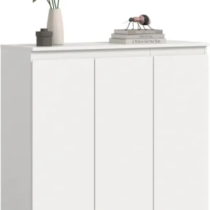 Home affaire Mehrzweckschrank »CIPELA, 105x111 cm, viel Stauraum, variable Einlegeböden, universal« in vielen verschiedenen Trendfarben verfügbar, 1 Stk. tlg. Schuhschrank, Kleiderschrank, Universalschrank, Aktenschrank, Schrank Echt