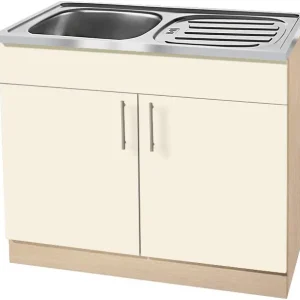 wiho Küchen Spülenschrank »Kiel« 100 cm breit mit Auflagespüle Knallerangebot