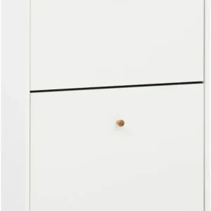 Schildmeyer Schuhschrank »Bjarne, Breite 59 cm« Griffe und Möbelfüße aus Massivholz Knallerangebot