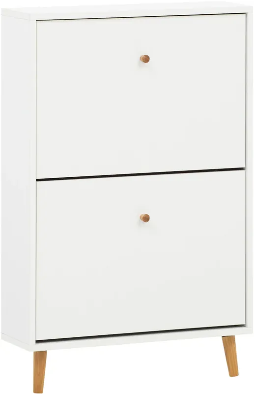 Schildmeyer Schuhschrank »Bjarne, Breite 59 cm« Griffe und Möbelfüße aus Massivholz Knallerangebot