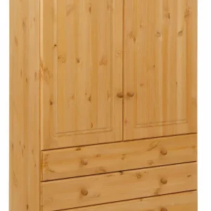 Meistverkauft Home affaire Wäscheschrank »Minik« aus schönem massivem Kiefernholz, in unterschiedlichen Farbvarianten