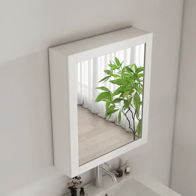 Saisonangebot welltime Spiegelschrank »AMSTERDAM« platzsparender Spiegelschrank mit individuell verstellbarem Regalboden