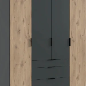 Wimex Drehtürenschrank »Burgos by fresh to go« mit extra großen Schubladen Markenware