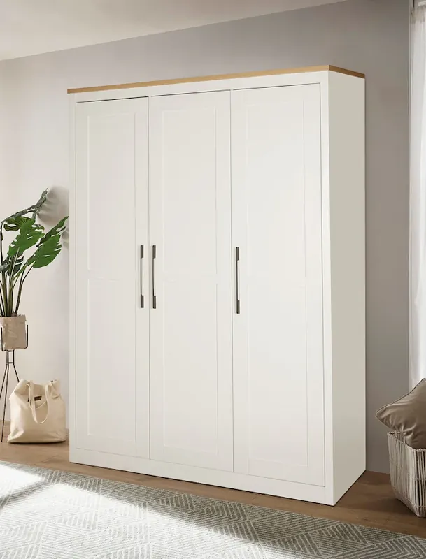 Jetzt Kaufen OTTO home Kleiderschrank »Büsum Schlafzimmer Schrank Otto´s Choice« stabile robuste Bauweise mit optimaler Aufteilung,Schlafzimmerschrank Landhaus Design Garderobe Schrank Bestseller