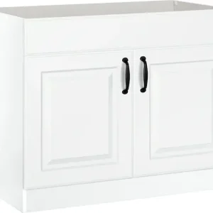 Neuheit wiho Küchen Spülenschrank »Erla« 100 cm breit mit Kassettenfront, ohne Arbeitsplatte