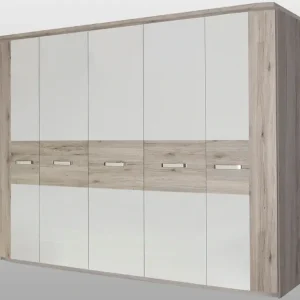 FORTE Kleiderschrank »Rondino« Maße: B/H/T ca. 250x214x62 cm,mit Kranz Zertifiziert