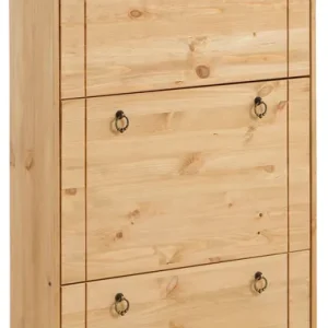OTTO home Schuhschrank »Indra« aus massiver Kiefer, FSC®, Breite 70 cm, Platz für ca. 9 Paar Schuhe Finale Aktion
