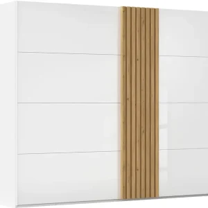 rauch Schwebetürenschrank »Kleiderschrank Schrank Garderobe Wäscheschrank TEGIO« mit hochwertigen Holzdekoraufleistung und Glasfront MADE IN GERMANY Sichere Zahlung