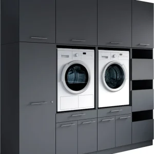 Kostenloser Versand Laundreezy Mehrzweckschrank-Set »Laundreezy, 8-tlg. Mehrzweckschrank-Set B/H/T 235/238/68 cm« 8 Stk. tlg.