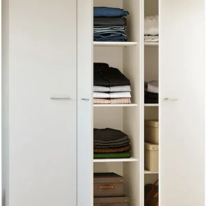 Finale Aktion Flex-Well Mehrzweckschrank-Set »LUCCA, 3-teilig, Büro, Ankleide, Küche oder Werkstatt.., Breite 150 cm« Komplett-Set, bestehend aus: 3 Vorratsschränken mit jeweils 4 großen Fächern, 3 Stk. tlg.