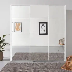 Knallerangebot rauch Schwebetürenschrank »Kleiderschrank Schrank Garderobe OTELI inkl. 3 Innenschubladen« Breiten 211/278/323/368 cm Höhen 214/233 cm,mit Spiegelfront und Passepartout optional mit Beleuchtung