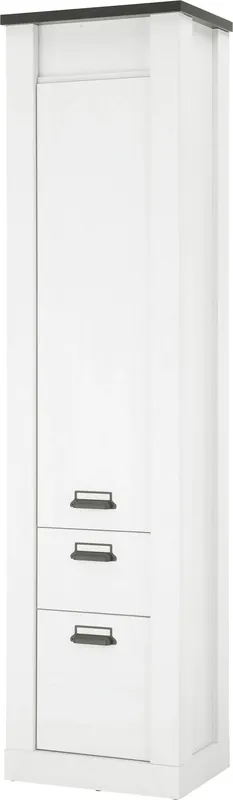 Schneller Versand Home affaire Mehrzweckschrank »SHERWOOD« in modernem Holz Dekor, mit Apothekergriffen aus Metall, Höhe 201 cm