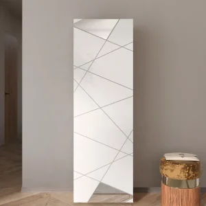 Top-Angebot Home affaire Garderobenschrank »Vittoria, Breite 60 cm, Höhe 186 cm« Front mit Spiegel und Siebdruck