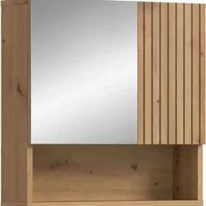 welltime Spiegelschrank »MANI, Spiegeltür, 1 offenes Fach, 2 Türen« Spiegelschrank, Bad-Spiegel, Badezimmerspiegel, Spiegel, Bad Ausverkauf