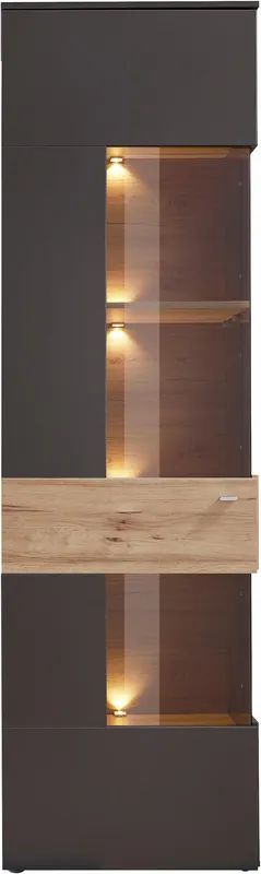 Letzte Chance FORTE Vitrine »Como« Vitrine, Glastüre, LED Beleuchtung, Soft Close Linksanschlag