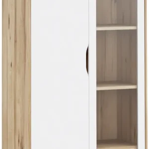 FORTE Vitrine »Vankka Stauraumvotrine« B/H/T 84,7/201,5/41,7 cm,Glastüre, Grifflos, zeitloses Design Highlight