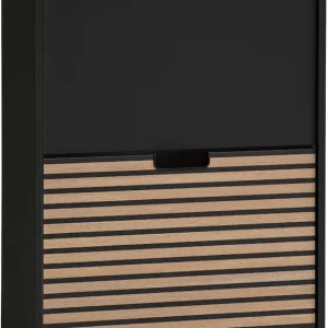 Top-Angebot Schildmeyer Schuhschrank »Ryker Schuhschrank, Breite 59 cm« 1 Stk. tlg. eine Klappe in Akustikplatten-Optik, Platz für 6 Paar Schuhe