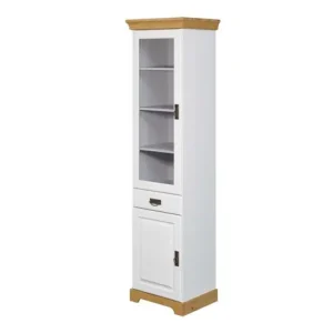 Must-Have Home affaire Vitrine »Rügen« zertifiziertes Massivholz, Höhe 192 cm, im Landhausstil