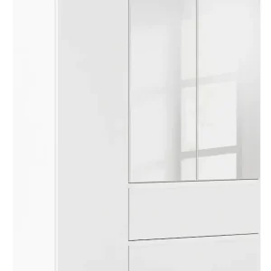 rauch Drehtürenschrank »Kleiderschrank Schrank Garderobe Wäscheschrank Schlafzimmer JOEL« in 3 verschiedenen Ausstattungen BASIC/CLASSIC/PREMIUM,mit zwei Schubladen, mit Push-to-Open Funktion MADE IN GERMANY Garantierte Lieferung