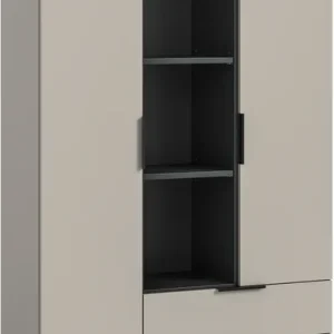 Neuheit Home affaire Mehrzweckschrank »ADIO, Höhe 192 cm, 2 Türen, 1 Schubkasten, 1 Klappe, mit Metall-Kufen« 1 Stk. tlg. Schrank, Wohnzimmerschrank, Hochschrank, Stauraumschrank, Highboard