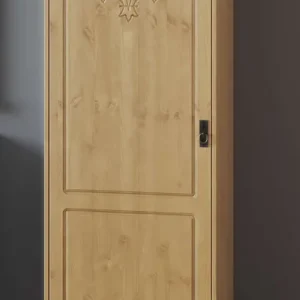 Meistverkauft OTTO home Garderobenschrank »Lille Mehrzweckschrank Breite/Höhe: 67/187 cm« aus massiver Kiefer, mit schöner Lilien-Fräsung, Jugendstil-Griffe