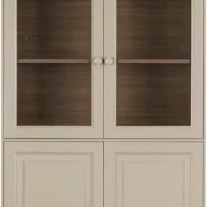 WOOOD Vitrine »Chow« aus Kiefernholz, Breite 105 cm x Höhe 215 cm Expressversand