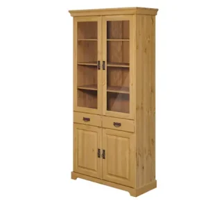 Home affaire Vitrine »Rügen« zertifiziertes Massivholz, Höhe 192 cm, im Landhausstil Top-Angebot