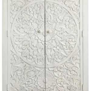 OTTO home Kleiderschrank »Fenris« pflegeleichtes Mangoholz, mit dekorativen Schnitzereien, Höhe 180 cm Super-Preis