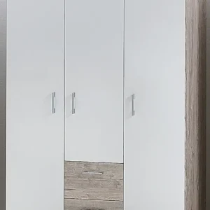 OTTO home Kinderkleiderschrank »Kleiderschrank »Rieke« 3-türig mit 2 Schubkästen« 1 Stk. tlg. 2 Kleiderstangen, 3 Drehtüren, 2 Schubkästen Saisonangebot