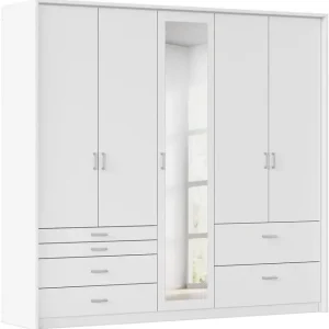 Top-Angebot rauch Drehtürenschrank »Kleiderschrank Schrank Garderobe Wäscheschrank WILDBERG« Breiten 230/275 cm, Höhen 212/231 cm,mit 6 Schubladen, obere Schublade mit Holz-Einteilung MADE IN GERMANY