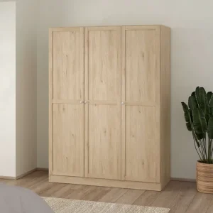 Home affaire Kleiderschrank »Billund Aufbewahrung Kasten Schrank Stauraum« mit Rahmentüren, Einlegeböden, 1 Kleiderstange, B: 147 oder 195 cm Saisonangebot