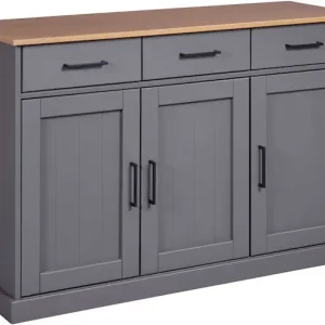 Inter Link Anrichte »Forenzo« 1 Stk. tlg. Kiefer Massiv, FSC®, Landhaus, BxTxH: ca. 131 x 45 x 86 cm Mega-Angebot