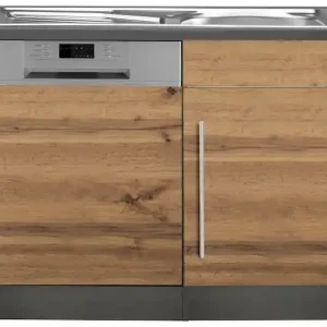 Top-Preis KOCHSTATION Spülenschrank »KS-Samos« 110 cm breit, inkl. Tür/Sockel für Geschirrspüler