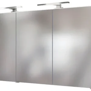 Zertifiziert welltime Spiegelschrank »Baabe« 120 cm breit, inkl. Beleuchtung, Schalter und Steckdose