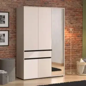 Nur Für Kurze Zeit INOSIGN Kleiderschrank »Corbett, grifflose Optik, FSC-zertifziert, Made in Europe« 138 oder 182,5cm breit, 211cm hoch und 54,5cm tief,mit Spiegel, 1 Schublade und Innenausstattung