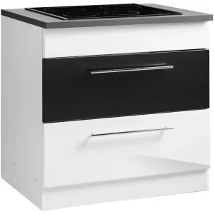 Markenprodukt KOCHSTATION Kochfeldumbauschrank »KS-Trient« 80 cm breit, mit 2 großen Auszügen