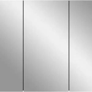 Aktuell welltime Spiegelschrank »Doux, Breite 80 cm, 3 Spiegeltüren, 6 Einlegeboden, 9 Fächer« Badschrank, Bad-Möbel, Badezimmer