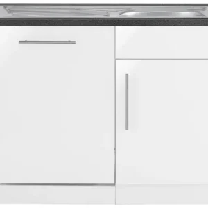 wiho Küchen Spülenschrank »Cali, TOPSELLER« 110 cm breit, inkl. Tür/Sockel für Geschirrspüler Neu Im Sortiment