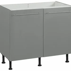 OPTIFIT Spülenschrank »Bern« 100 cm breit, mit 2 Türen, höhenverstellbare Füße, mit Metallgriffen Sale
