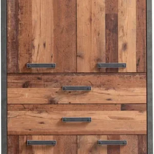 Sichere Zahlung FORTE Aktenschrank »Clif« Mehrzweckschrank im Industriestil, Breite 86 cm x Höhe 220 cm