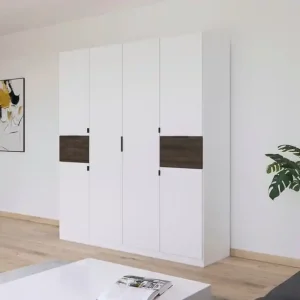 rauch Drehtürenschrank »Kleiderschrank Schrank Garderobe Wäscheschrank TICAO« Schubladen in der Höhe variabel positionierbar,mit 2 geräumigen Schubladen, viel Stauraum MADE IN GERMANY Direkt Vom Hersteller