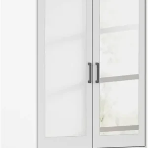 rauch Drehtürenschrank »Kleiderschrank Schrank Garderobe Wäscheschrank VOYAGER« in 3 verschiedenen Ausstattungen BASIC/CLASSIC/PREMIUM,mit modernen Griffen in Graumetallic, inkl. Schubkästen und Spiegel Günstig