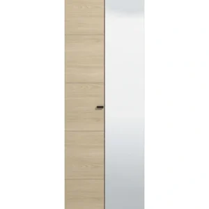 Ausverkauf Home affaire Garderobenschrank »Rathlin, Stauraumschrank, Flurschrank, ausziehbare Kleiderstange« Spiegeltür, Gesamtbreite 64 cm, drei Regale