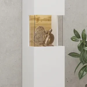 Home affaire Vitrine »Ava, Breite 36 cm, hängend und stehend montierbar« moderne grifflose Vitrine, Hochschrank mit Eckverglasung Mega-Angebot