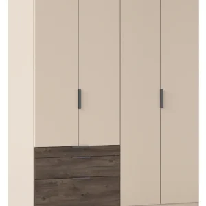 Versand Am Gleichen Tag rauch Kleiderschrank »Drehtürenschrank Schrank Garderobe Schlafzimmerschrank KODA« oberer Schubkasten mit praktischer Inneneinteilung,mit asymmetrisch angeordneten Schubladen MADE IN GERMANY