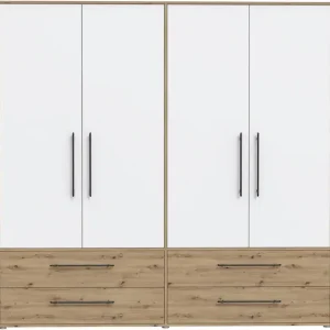 Beliebt FORTE Kleiderschrank B/H/T ca. 205,9x200,1x58,8cm,